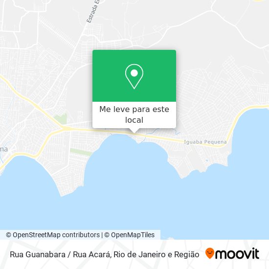 Rua Guanabara / Rua Acará mapa