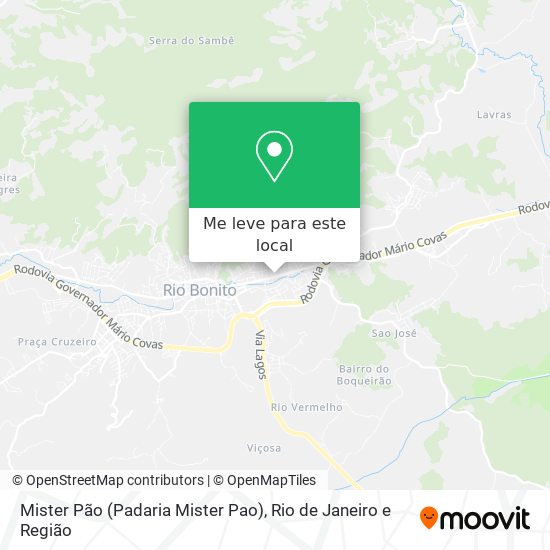 Mister Pão (Padaria Mister Pao) mapa