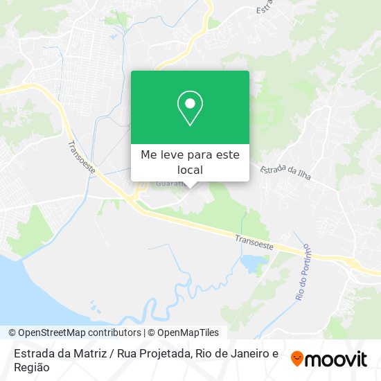 Estrada da Matriz / Rua Projetada mapa