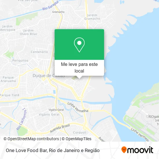One Love Food Bar mapa