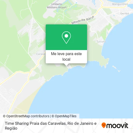 Time Sharing Praia das Caravelas mapa