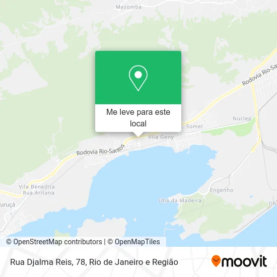 Rua Djalma Reis, 78 mapa