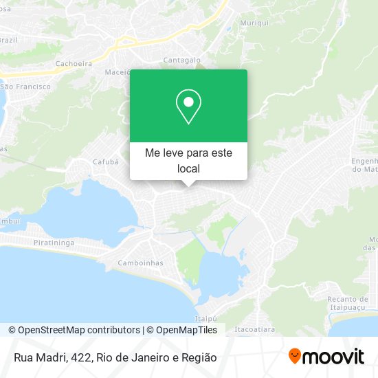 Rua Madri, 422 mapa