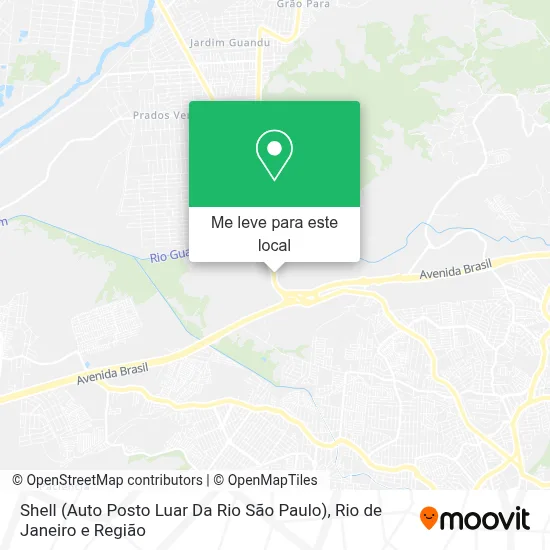 Shell (Auto Posto Luar Da Rio São Paulo) mapa