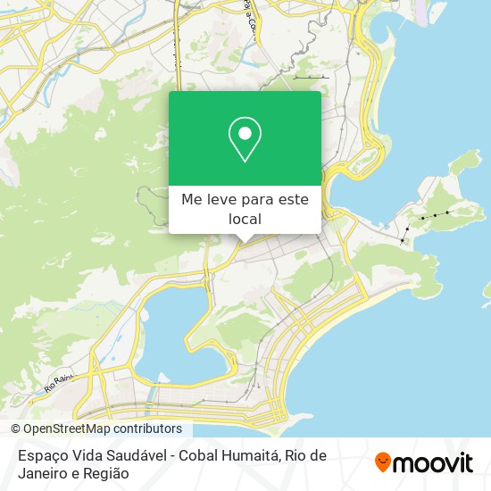 Espaço Vida Saudável - Cobal Humaitá mapa