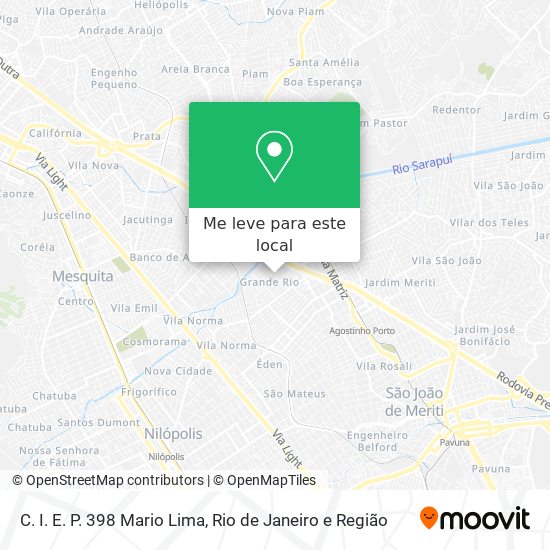 C. I. E. P. 398 Mario Lima mapa
