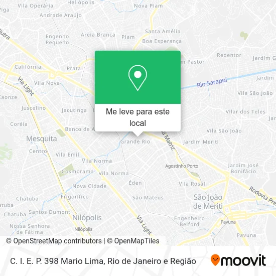 C. I. E. P. 398 Mario Lima mapa