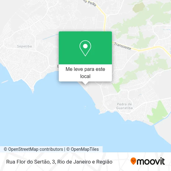 Rua Flor do Sertão, 3 mapa