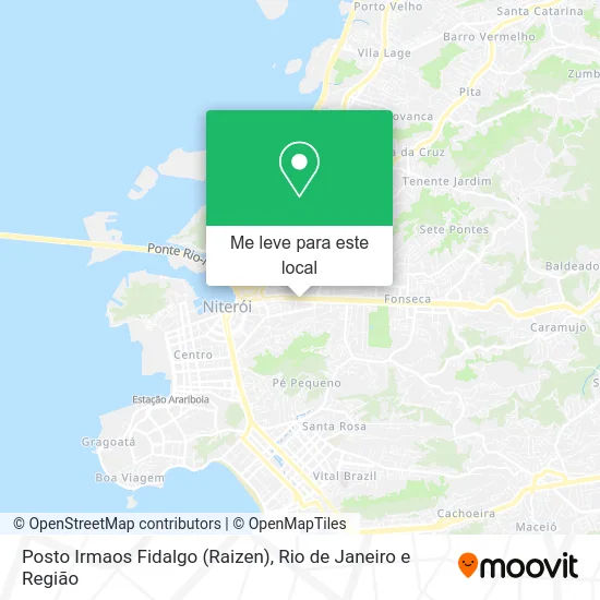 Posto Irmaos Fidalgo (Raizen) mapa