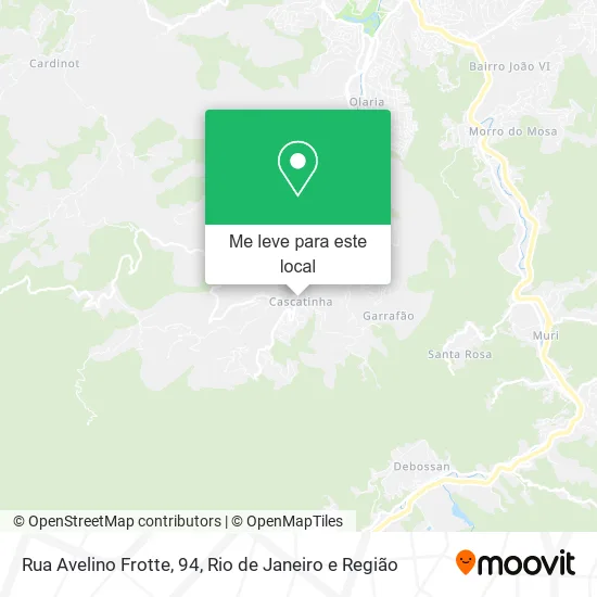 Rua Avelino Frotte, 94 mapa