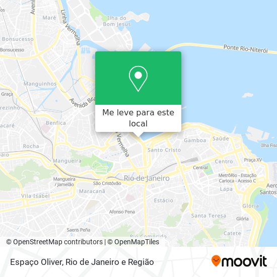 Espaço Oliver mapa