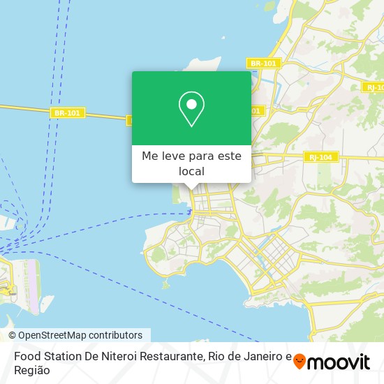 Food Station De Niteroi Restaurante mapa