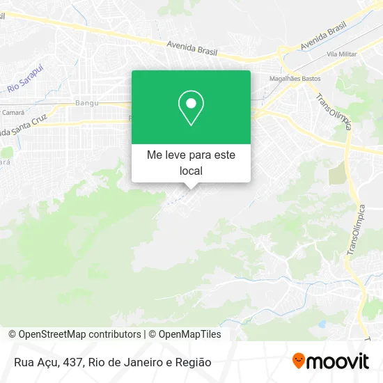 Rua Açu, 437 mapa