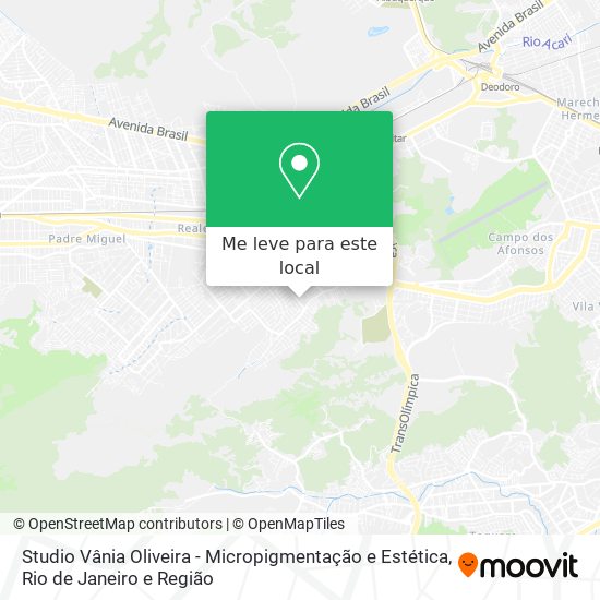 Studio Vânia Oliveira - Micropigmentação e Estética mapa