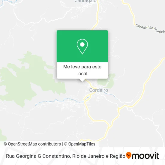 Rua Georgina G Constantino mapa