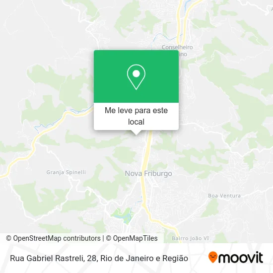 Rua Gabriel Rastreli, 28 mapa