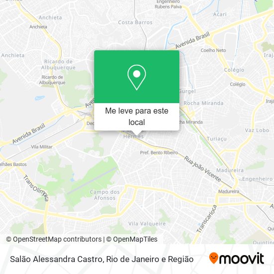 Salão Alessandra Castro mapa
