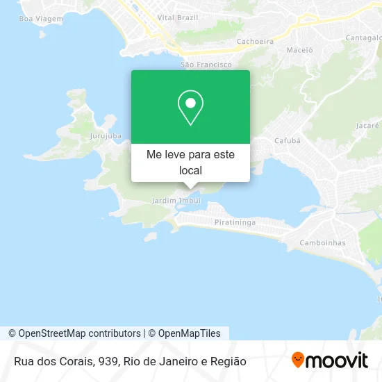 Rua dos Corais, 939 mapa