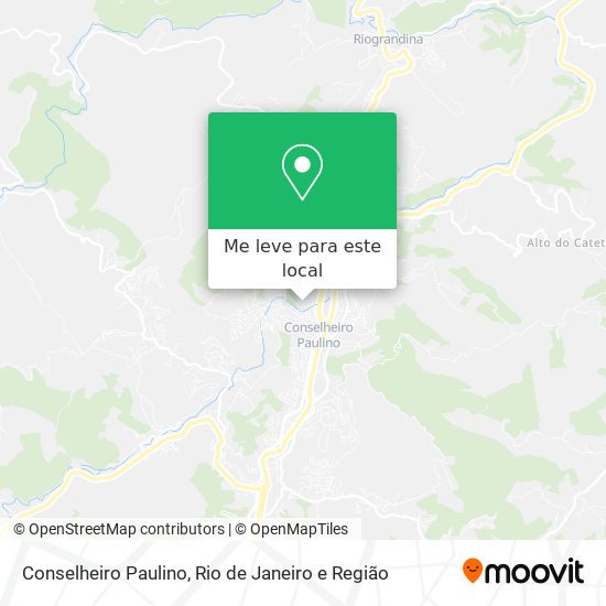 Conselheiro Paulino mapa