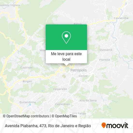 Avenida Piabanha, 473 mapa