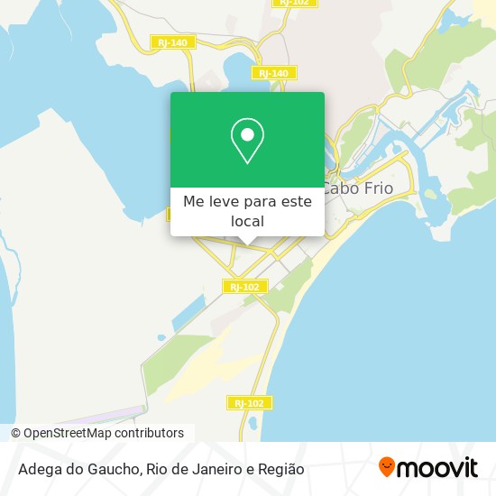 Adega do Gaucho mapa