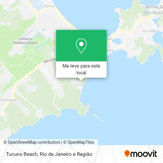 Tucuns Beach mapa