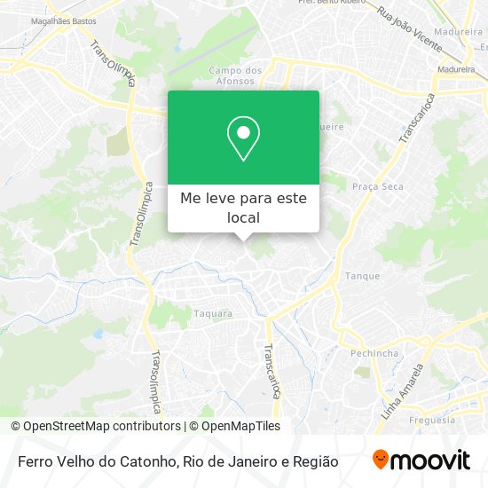 Ferro Velho do Catonho mapa