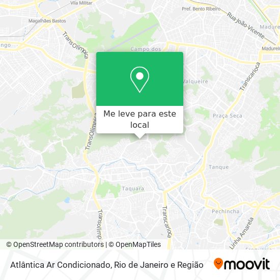 Atlântica Ar Condicionado mapa