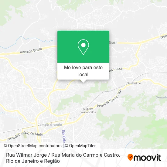 Rua Wilmar Jorge / Rua Maria do Carmo e Castro mapa