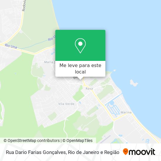 Rua Dario Farias Gonçalves mapa