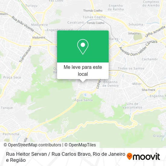 Rua Heitor Servan / Rua Carlos Bravo mapa