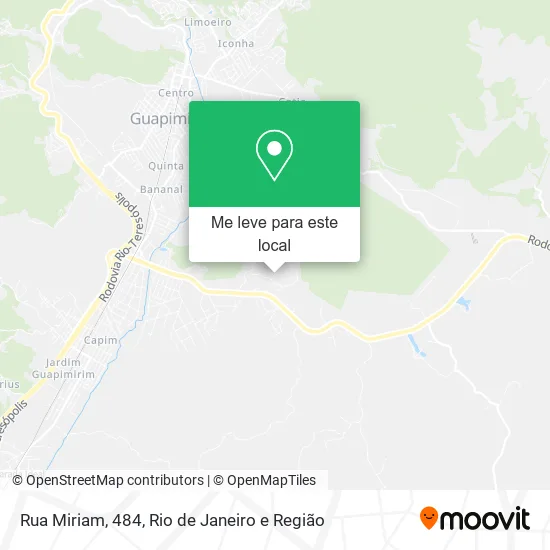 Rua Miriam, 484 mapa