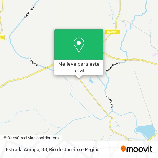 Estrada Amapá, 33 mapa