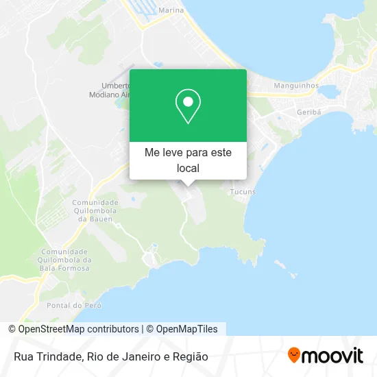 Rua Trindade mapa