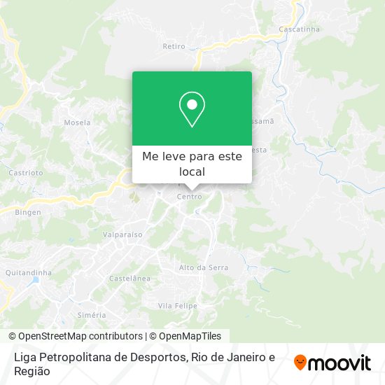 Liga Petropolitana de Desportos mapa
