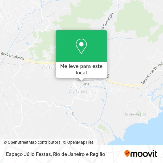Espaço Júlio Festas mapa