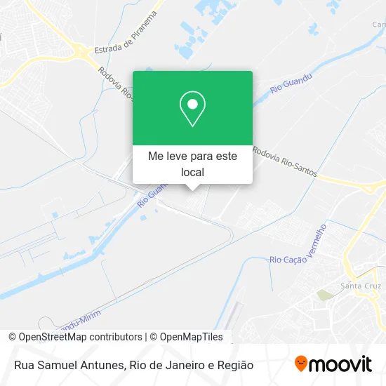 Rua Samuel Antunes mapa