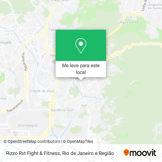 Rizzo Rvt Fight & Fitness mapa