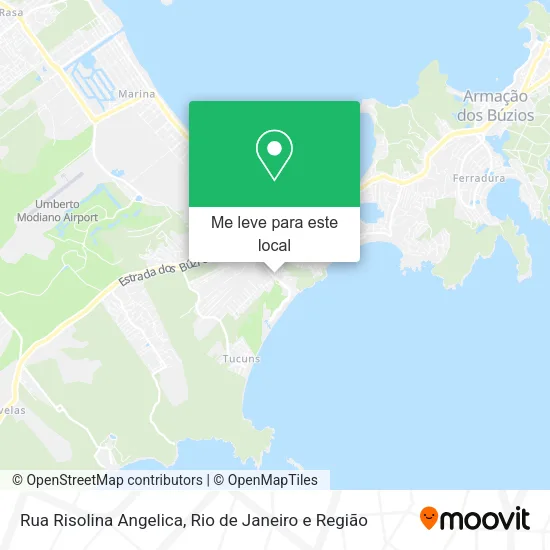 Rua Risolina Angelica mapa