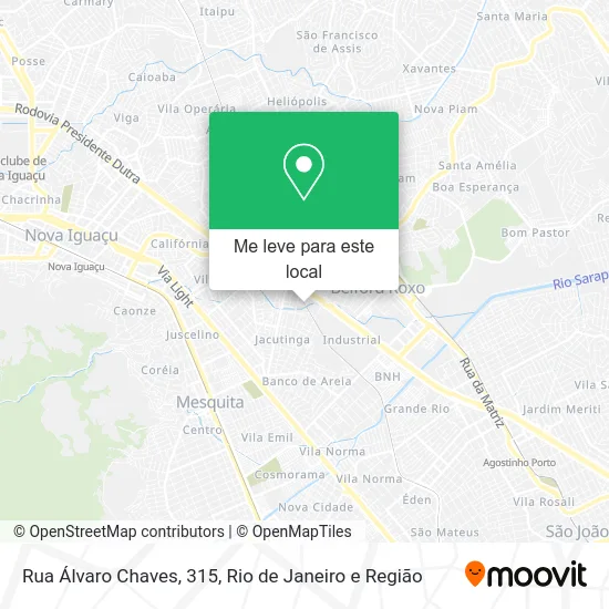 Rua Álvaro Chaves, 315 mapa