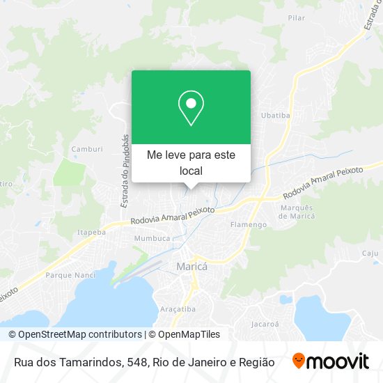 Rua dos Tamarindos, 548 mapa