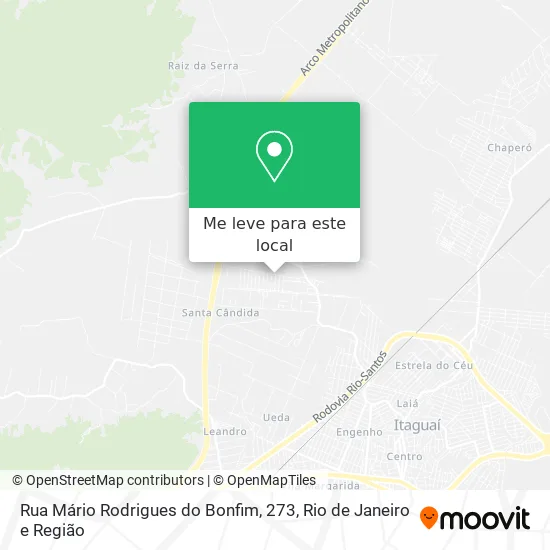Rua Mário Rodrigues do Bonfim, 273 mapa