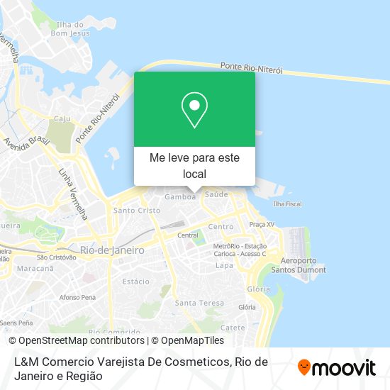 L&M Comercio Varejista De Cosmeticos mapa