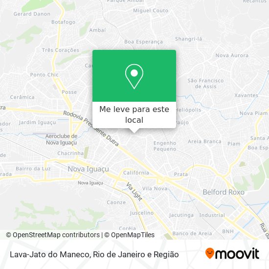 Lava-Jato do Maneco mapa