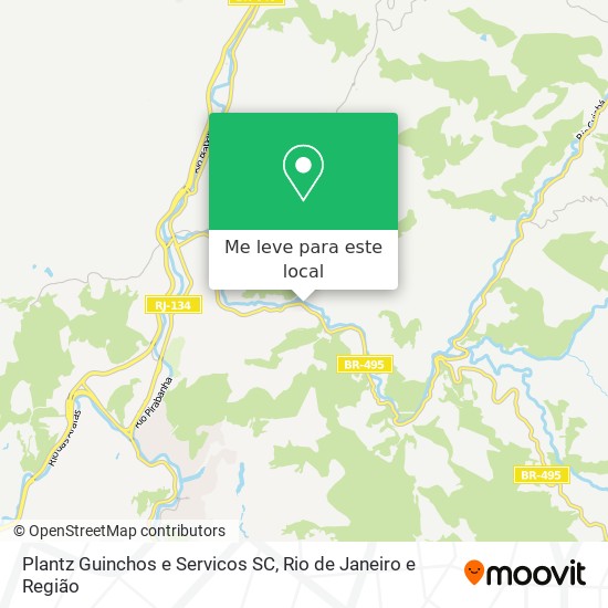 Plantz Guinchos e Servicos SC mapa