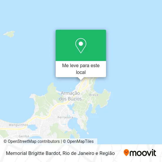 Memorial Brigitte Bardot mapa