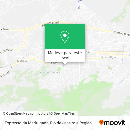 Expresso da Madrugada mapa