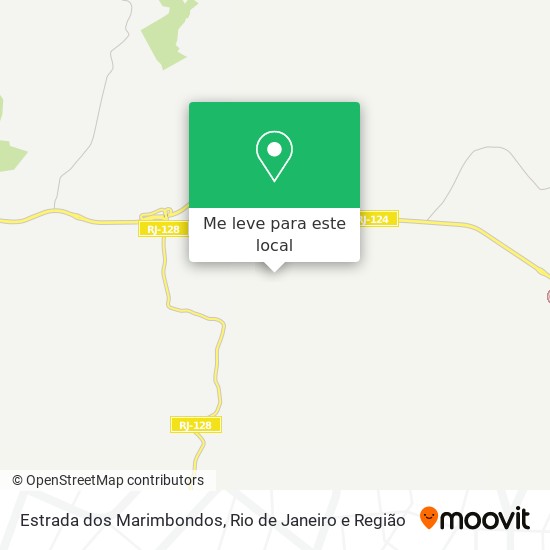 Estrada dos Marimbondos mapa