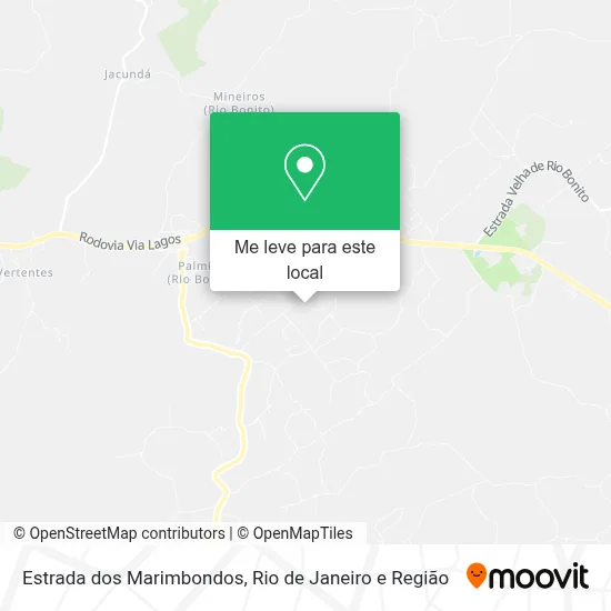 Estrada dos Marimbondos mapa
