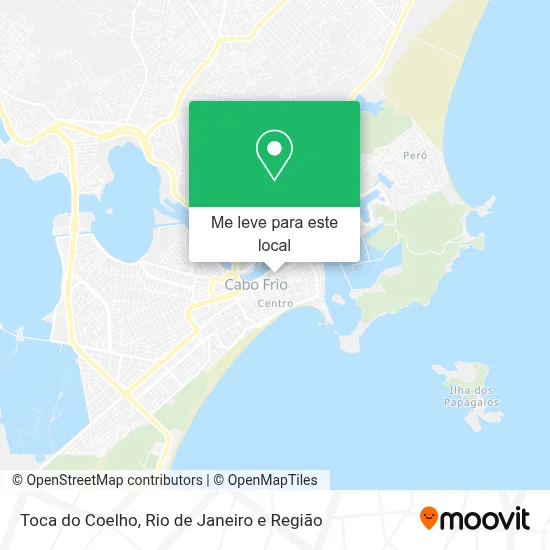 Toca do Coelho mapa